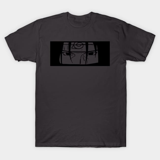 Itachi Naruto eyes T-Shirt by BentoPrint